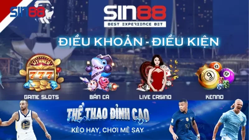 Tài khoản Sin88 - Khám phá kho game đa dạng, giải trí bất tận